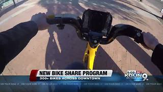 Bike share program launches today