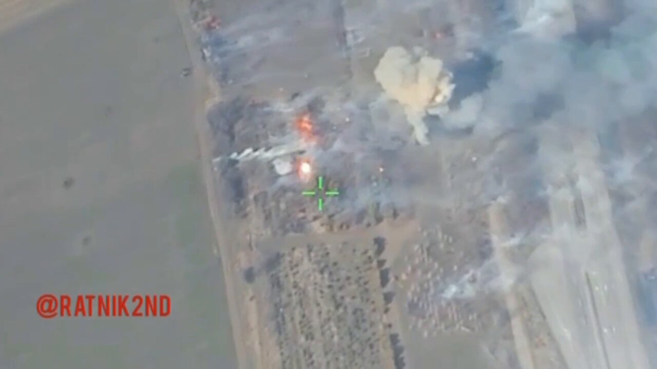 Destruction of AFU artillery and ammunition depot near Nikolaev