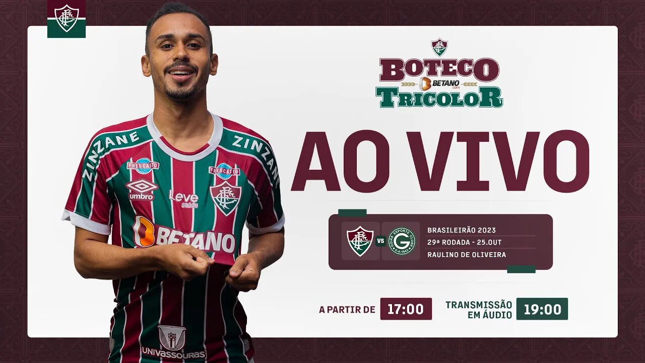 AO VIVO - FLUMINENSE X GOIÁS | 29ª RODADA DO CAMPEONATO BRASILEIRO 2023