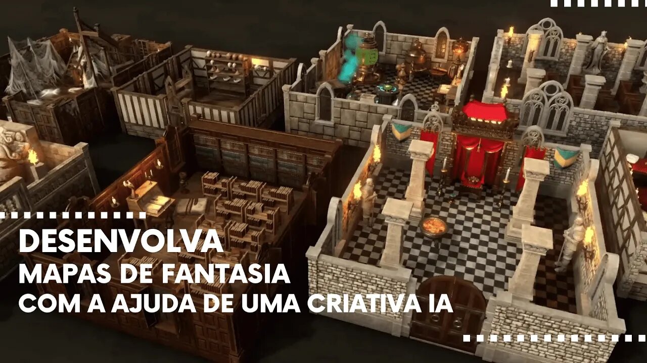 Dungeon Alchemist - Desenvolva Mapas de Fantasia com a Ajuda de uma Criativa InteligĂȘncia Artificial