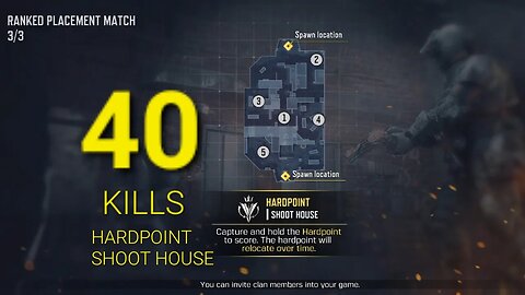 40 KILLS IN HARDPOINT SHOOT HOUSE OF RANKED CODM @callofdutymobile