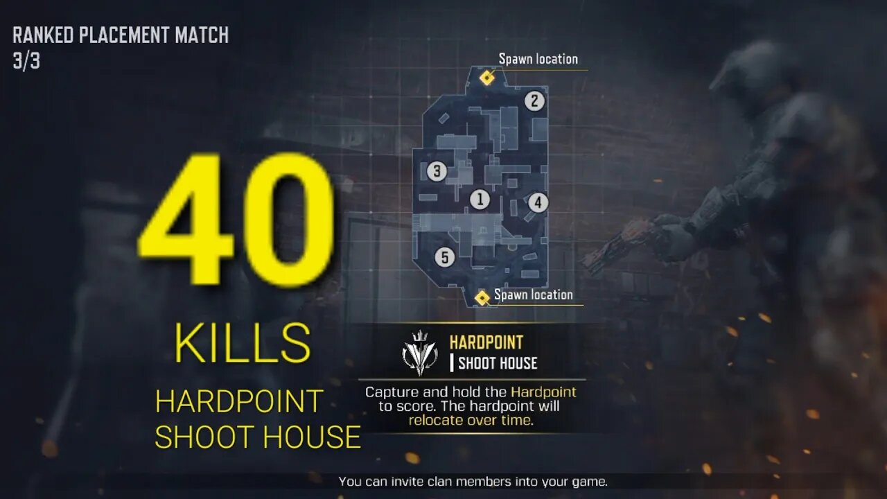 40 KILLS IN HARDPOINT SHOOT HOUSE OF RANKED CODM @callofdutymobile