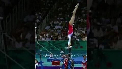 Mo Huilan (CHN) Uneven Bars Team Optionals 1996 Atlanta Olympics #shorts