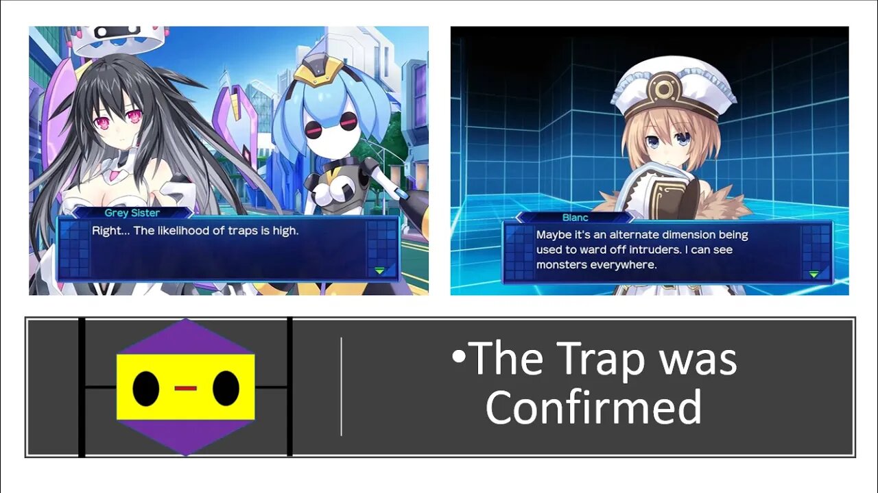 Suddenly, Megadimension Dungeon - Neptunia: Sisters Vs. Sisters