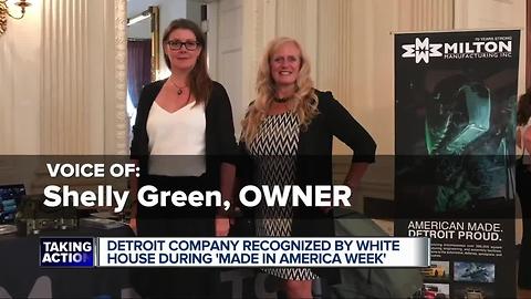 Detroit business honored by President Trump