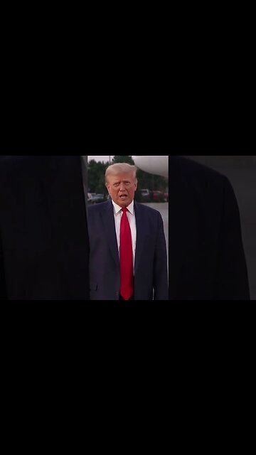 Donald Trump speaks about his arrest