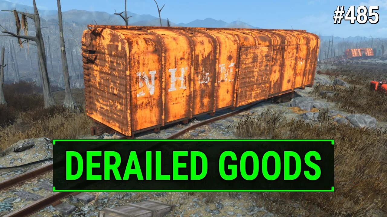 Fallout 4 Unmarked - Finding some Derailed Goods | Ep. 485