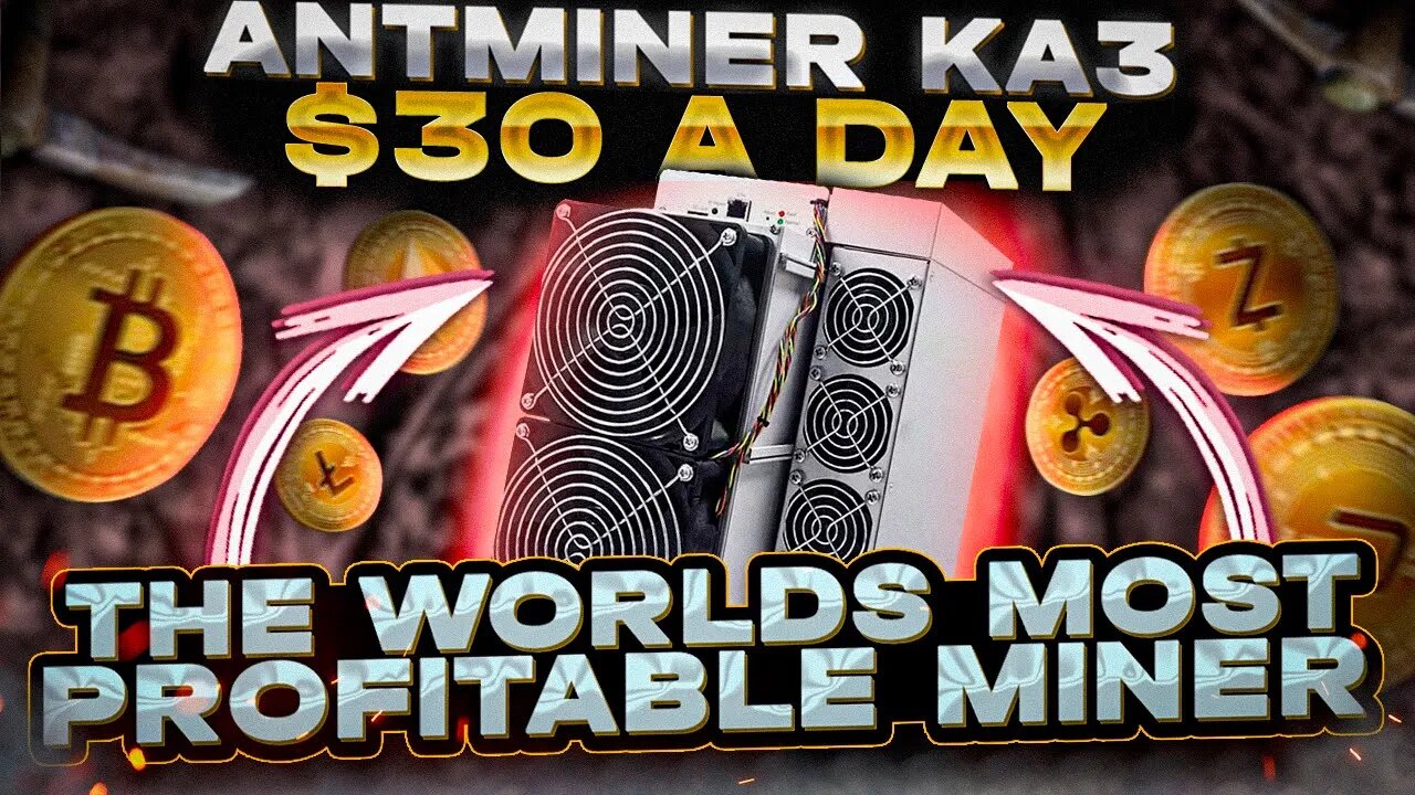 The World's Most Profitable Crypto Miner! Antminer KA3 Kadena Miner Makes $35 A Day | How To Get One