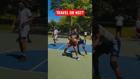 Is This CRAZY MOVE A Travel Or Not? #3v3 #basketball #highlights #shorts #shooting #1v1 #tournament