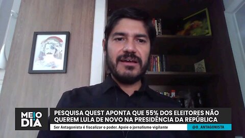 Pesquisa da Quaest aponta que 55% do Brasil não quer Lula reeleito