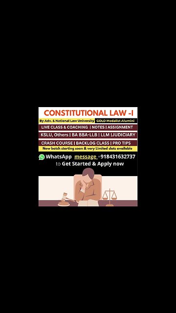 CONSTITUTION LAW -I