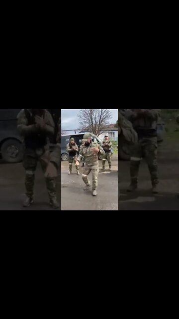 Some Russians having fun and in good spirts