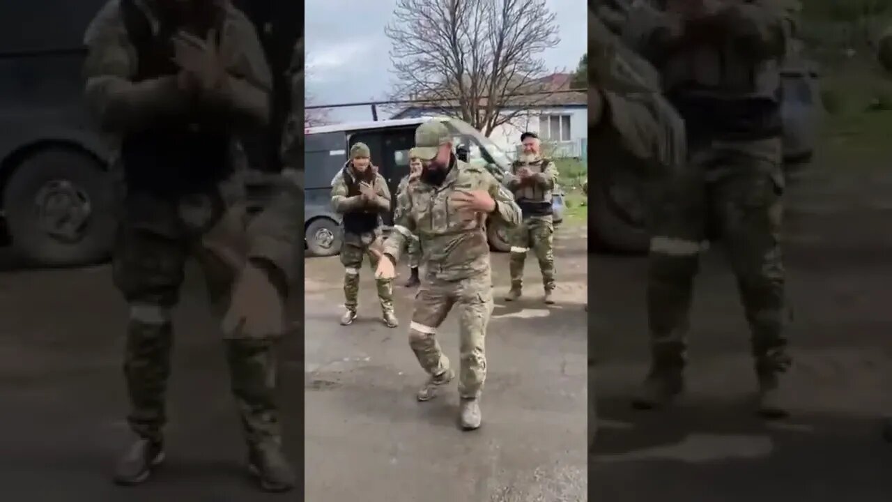 Some Russians having fun and in good spirts