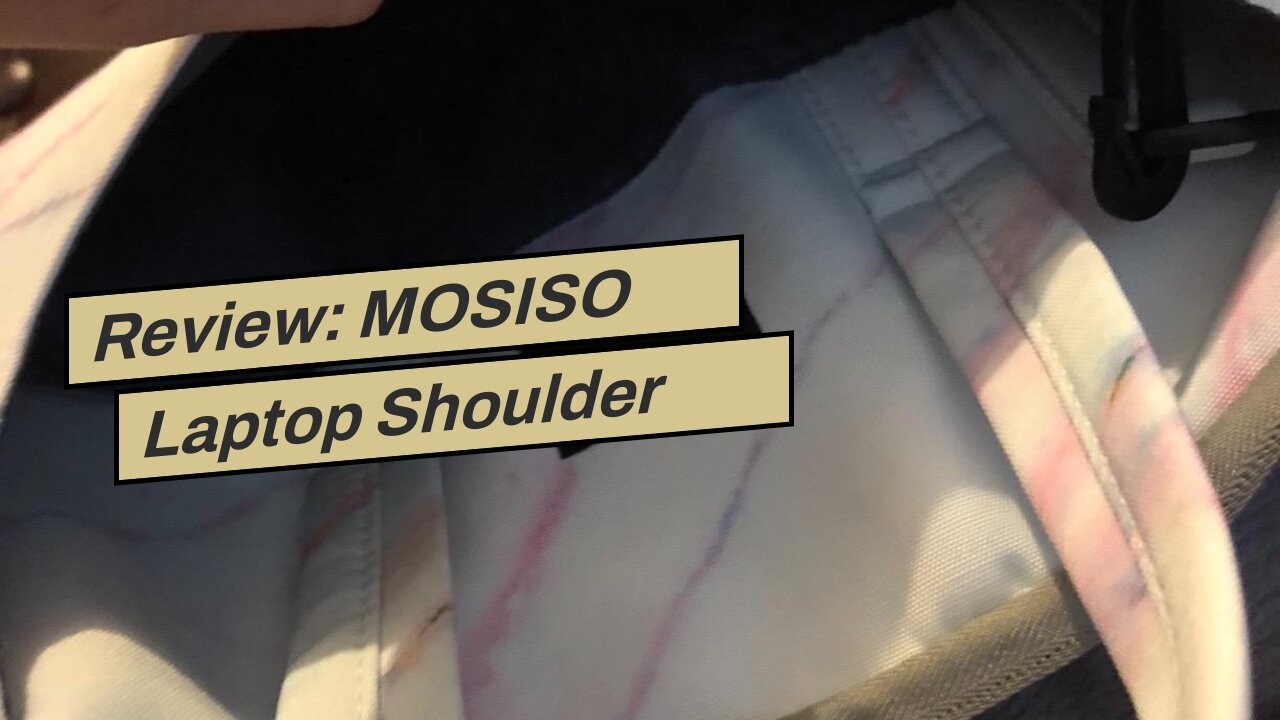 Review: MOSISO Laptop Shoulder Bag Compatible with MacBook AirPro,13-13.3 inch Notebook,Compat...