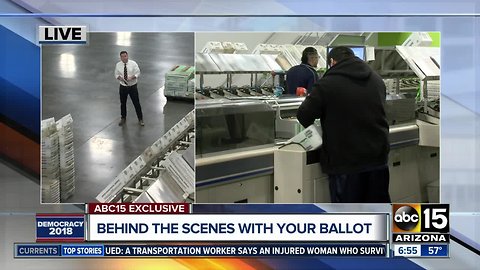 Where Arizona ballots are printed and processed