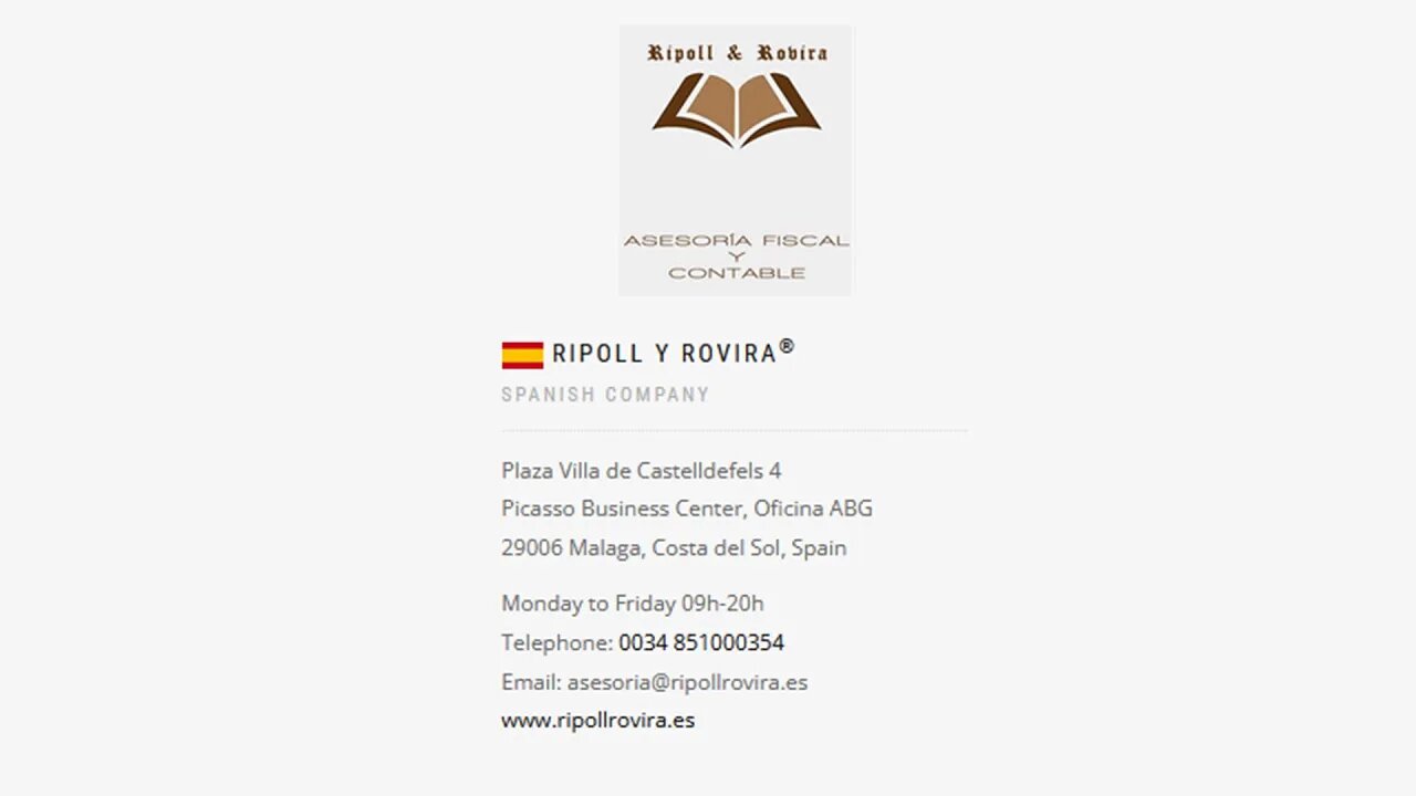 Ripoll y Rovira - Asesoría fiscal y contable