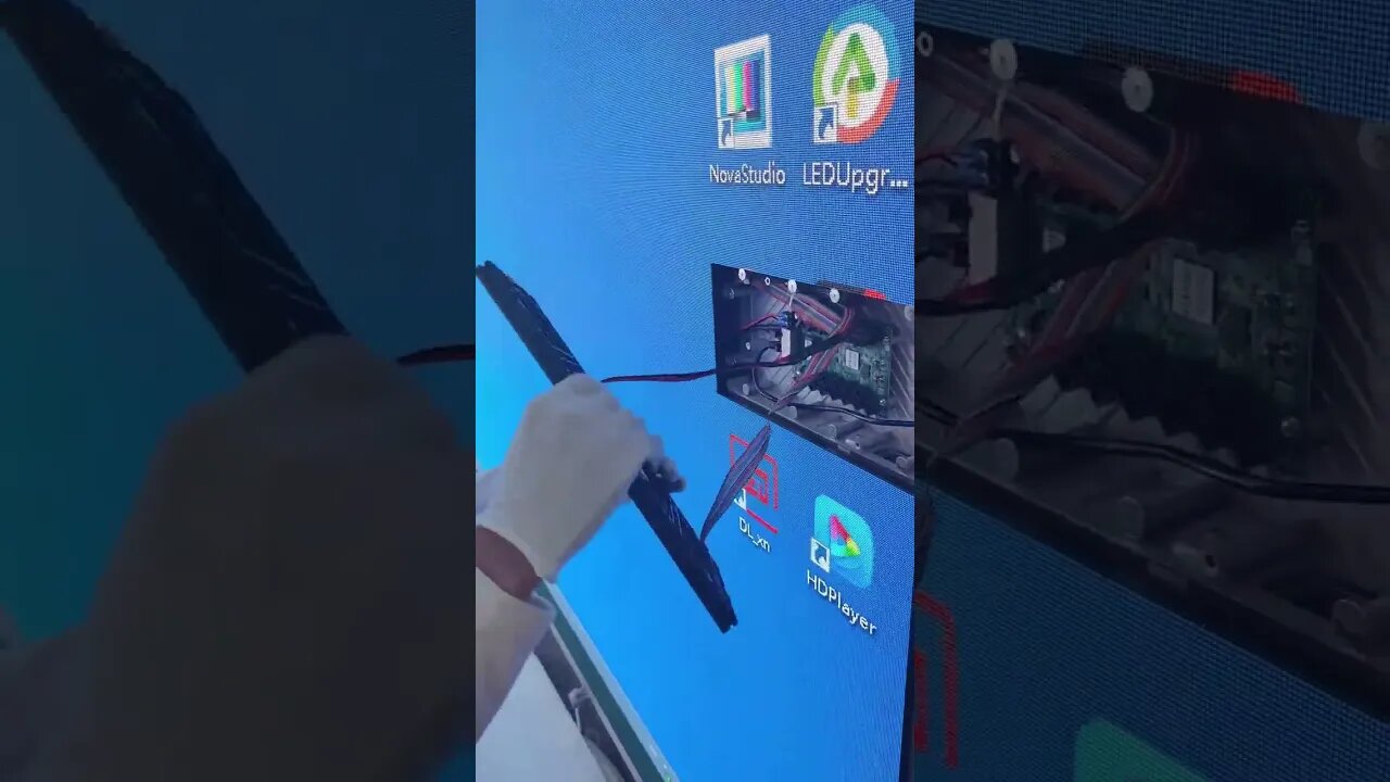 I corrected an icon error#shorts #leddisplay #eagerled #ledscreen #led #ledfactory #ledmodule