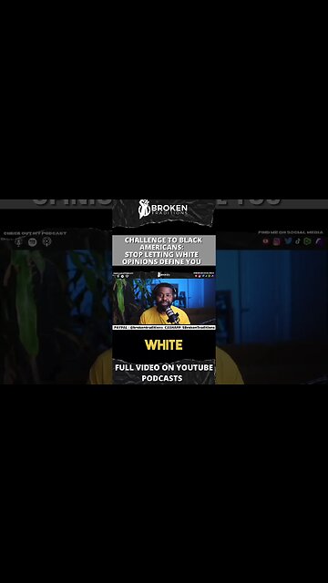 Black Americans: Break Free from White Opinions Challenge! #shorts #podcast #b1