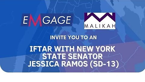 Emage Action Speaks at Community Iftar inside IS 230 Jackson Heights NY 4/18/23 jessica ramos