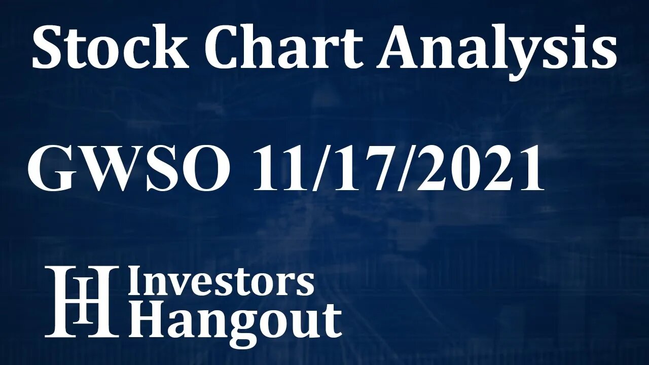 GWSO Stock Chart Analysis Global Warming Solutions Inc. - 11-17-2021