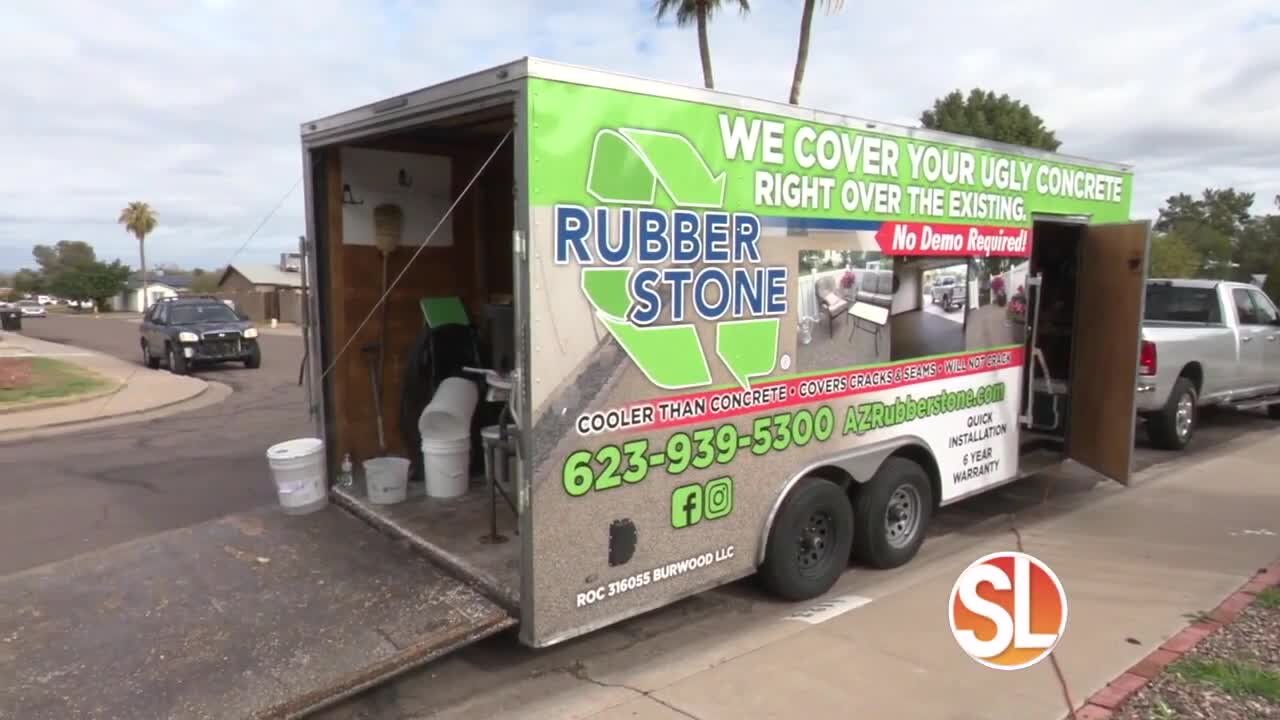 Give your patio or pool deck a gorgeous makeover with Rubber Stone AZ