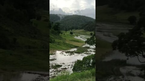 Flash flood runs a river through our property 22 Feb 2022