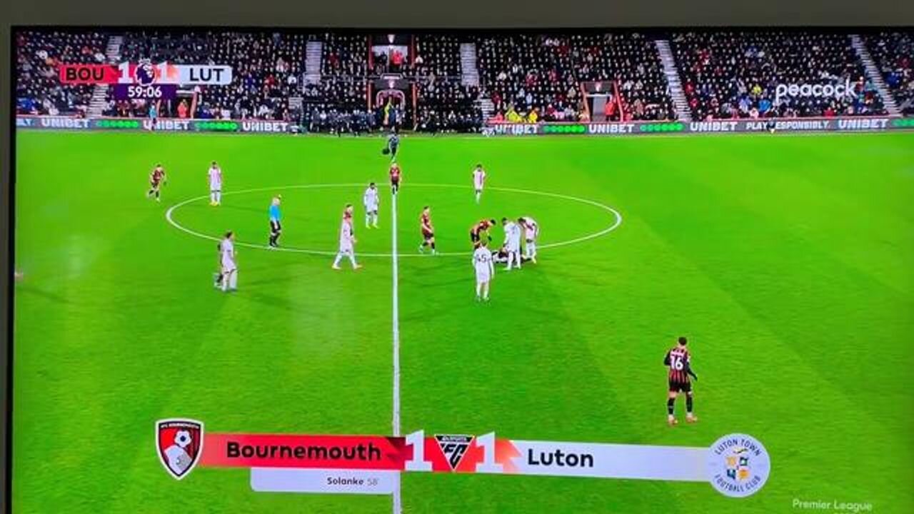 Another Heart Attack During Premier League Game - Tom Lockyer ( Luton