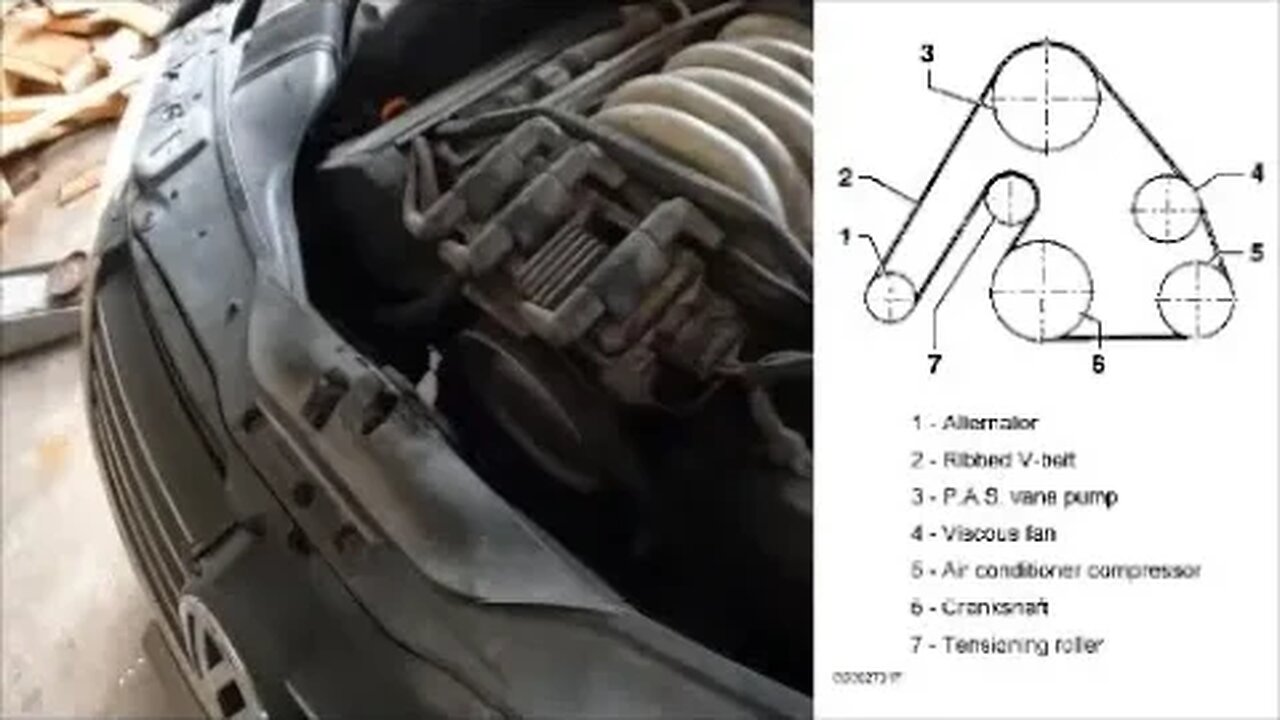 Changing PAS Vane Pump/ Power Steering Pump. VW Passat.