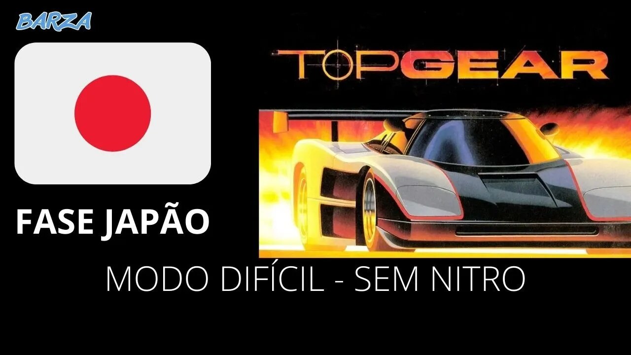 TOP GEAR | SNES | FASE: JAPÃO | MODO DIFÍCIL | SEM NITRO