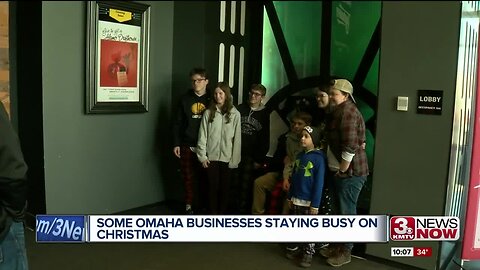 Some Omaha Businesses Staying Busy on Christmas