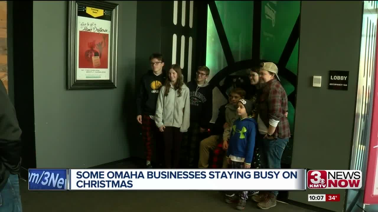Some Omaha Businesses Staying Busy on Christmas