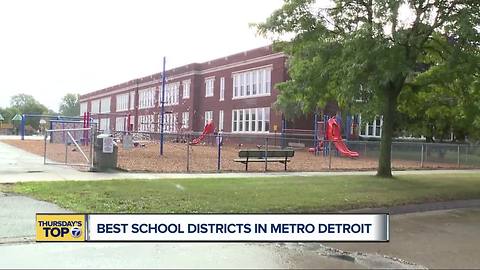 Thursday's Top 7: Best school districts in metro Detroit