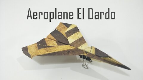 How to Make Aeroplane El Dardo (Designed by Foldable Flight)
