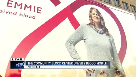 The blood mobile makes its way to ThedaCare Regional Medical Center - Neenah