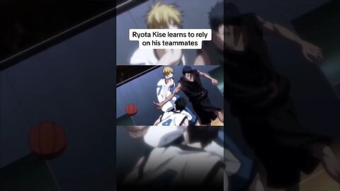 Ryota Kise learns to rely on his teammates 🤩 #anime #kurokonobasket #fyp