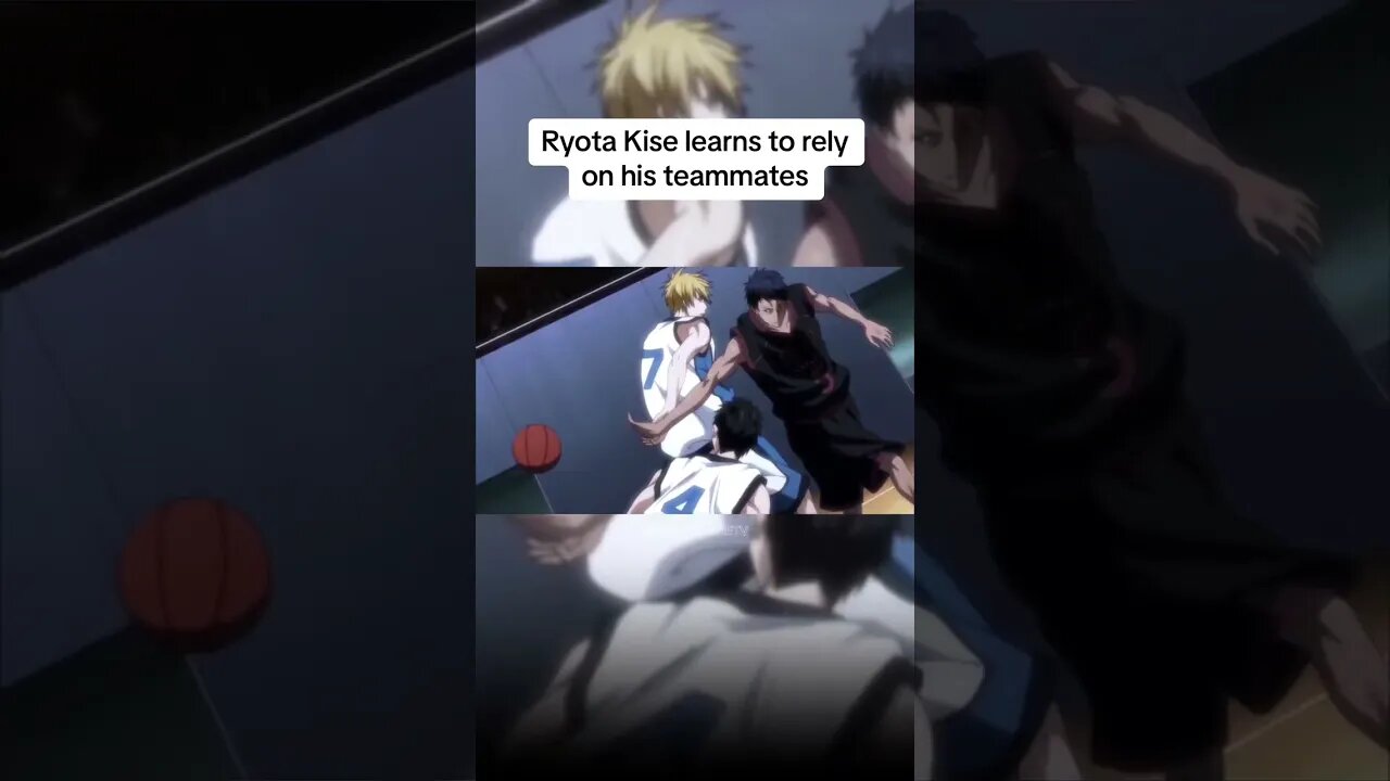 Ryota Kise learns to rely on his teammates 🤩 #anime #kurokonobasket #fyp