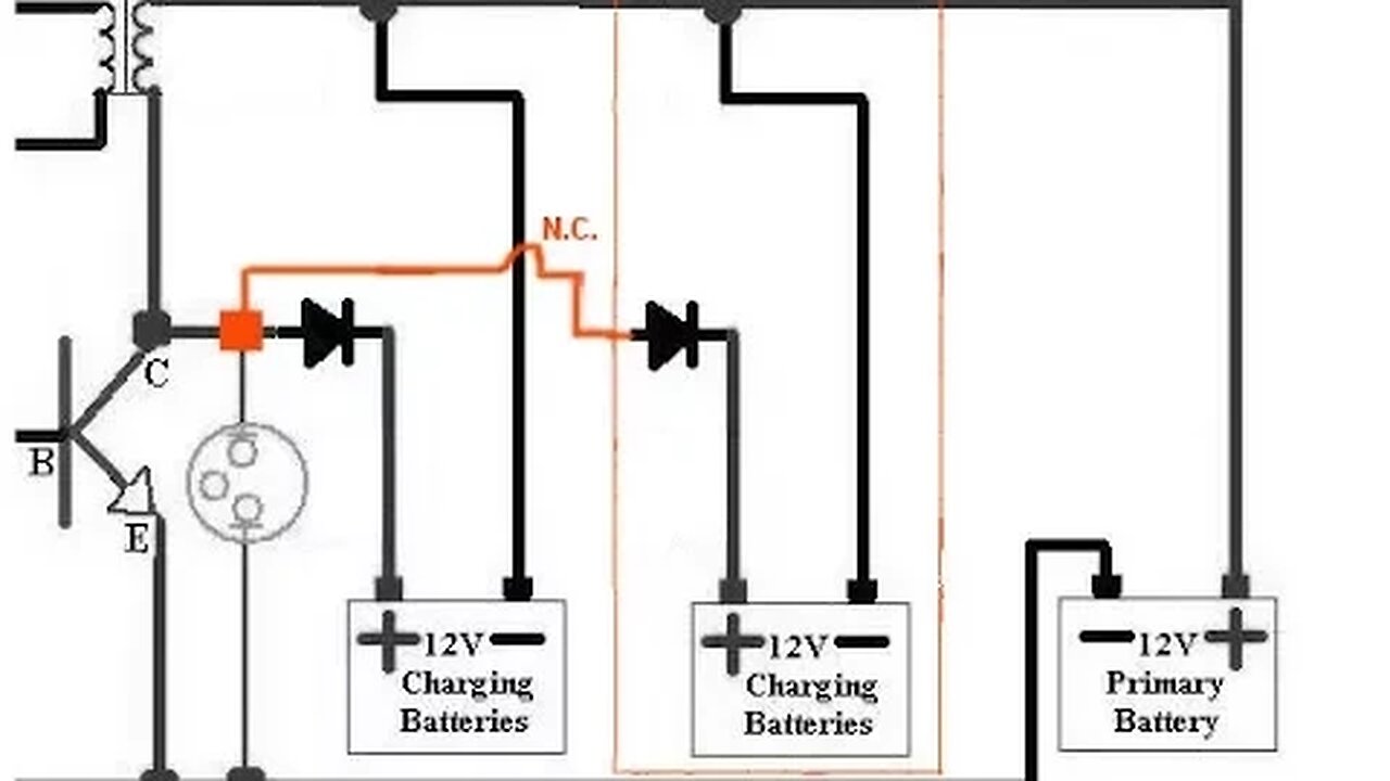 Single Coil Bedini SSG Charging Multiple Batteries At One Time