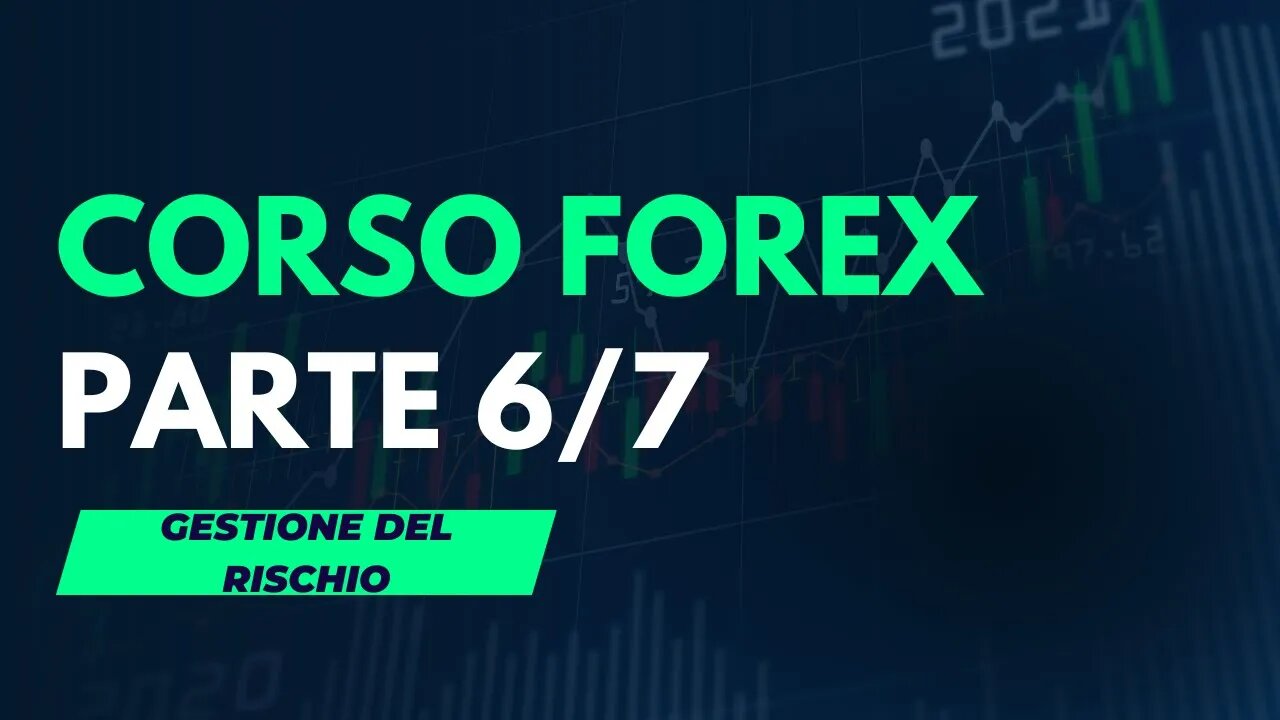 CORSO FOREX PARTE 6/7: Introduzione alla Gestione del Rischio nel Forex Trading