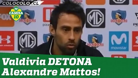 "Gordo SAFADO!" Valdivia DESABAFA e DETONA Alexandre Mattos!