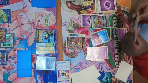 Giratina VStar/Leafeon VStar vs Vikavolt V/Regieleki VMAX at @The Local Game Store | Pokemon TCG