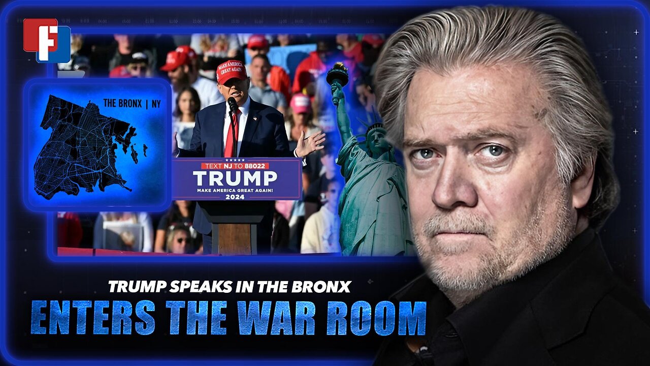 War Room Battleground With: Stephen K. Bannon - Trump Speaks In The Bronx