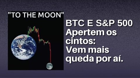 BITCOIN - VEM MAIS QUEDA AÍ !!