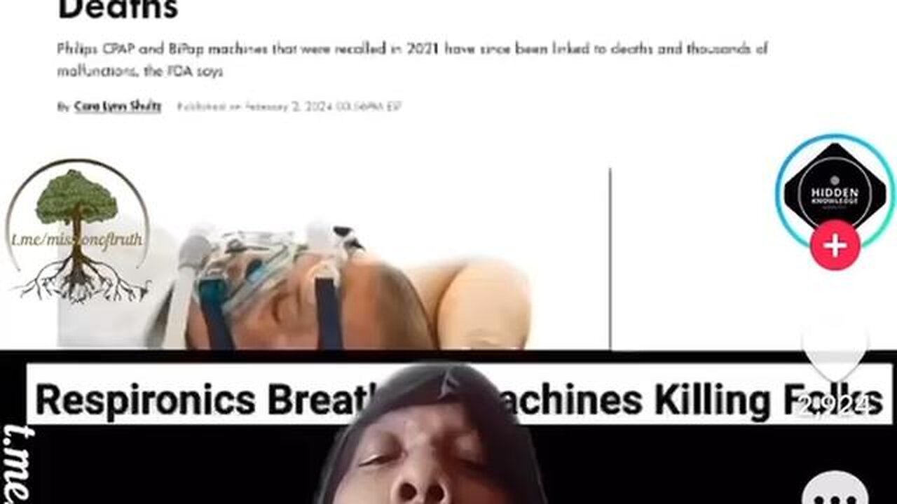 They selling sleep machines that kill...