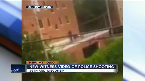 Video shows police shooting near Marquette