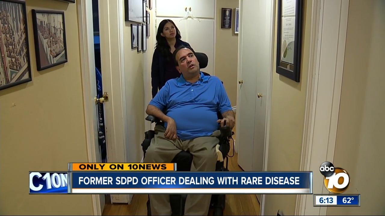 Former SDPD officer dealing with rare disease