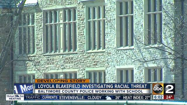 Racist graffiti closes Loyola Blakefield for the day