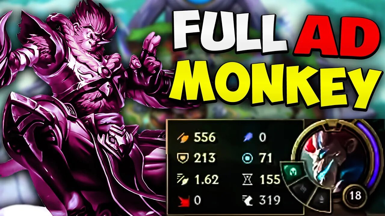 I went FULL AD Wukong and it's DISGUSTING!! 2v2v2v2 League Of Legends Gameplay