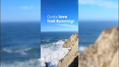 Trail Running at Bodega Bay Head near Bodega Bay, CA