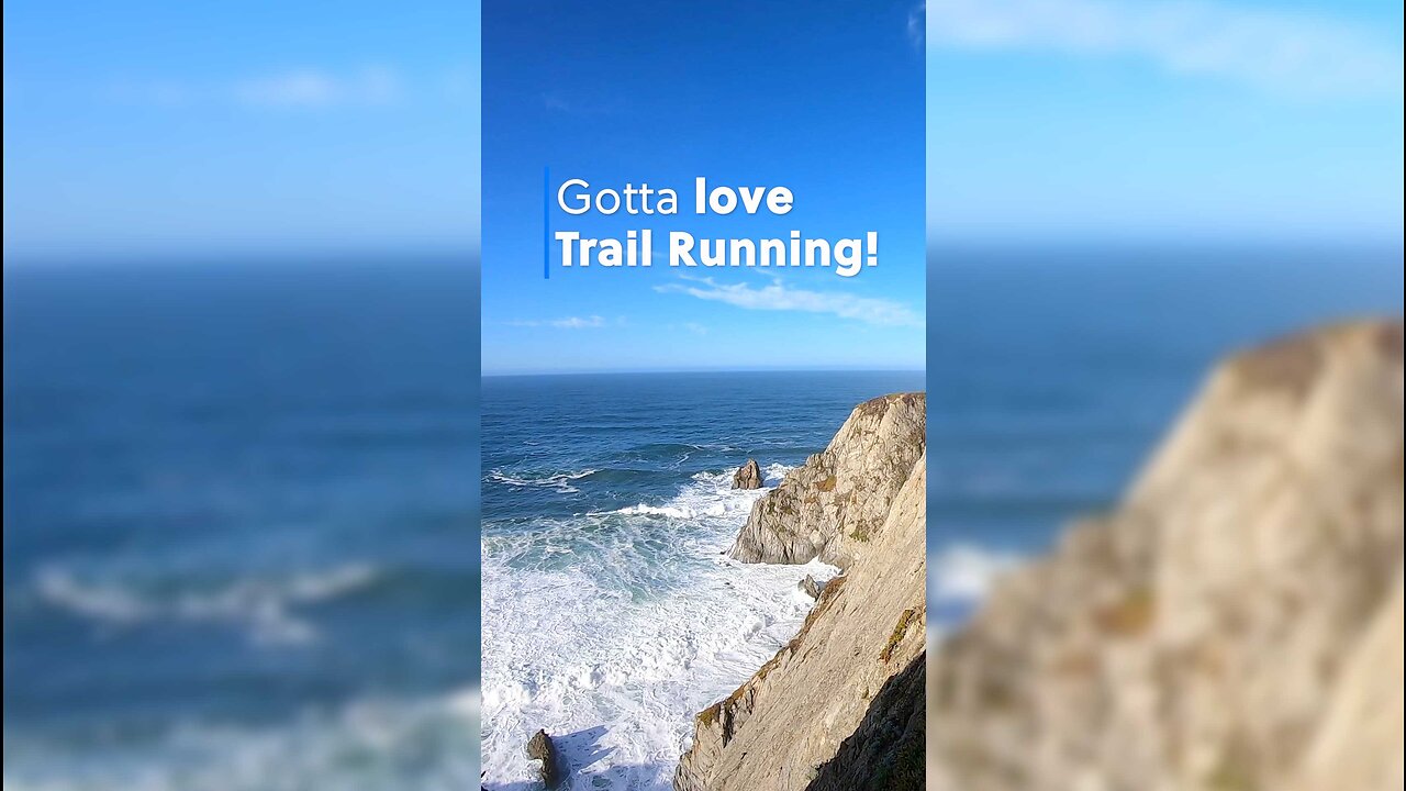 Trail Running at Bodega Bay Head near Bodega Bay, CA