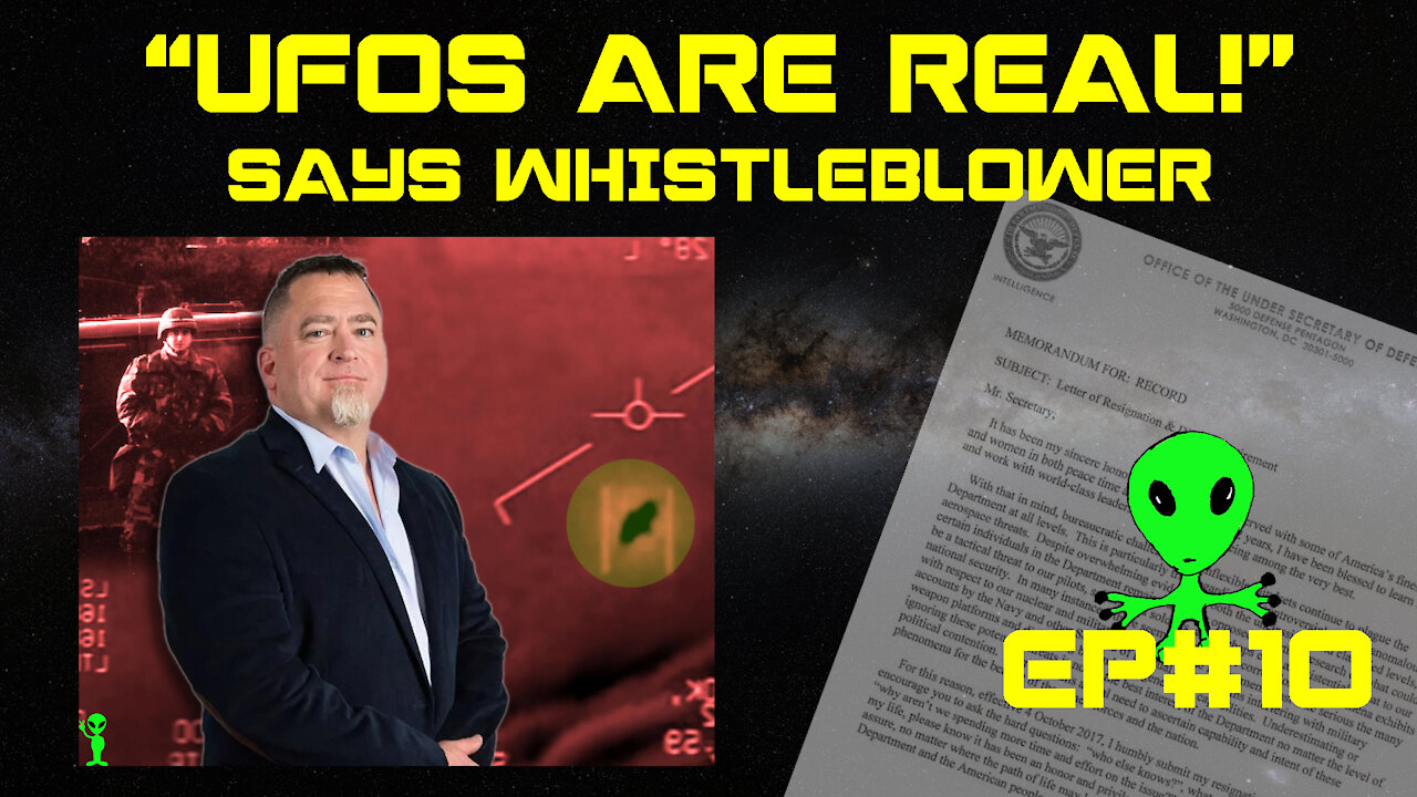 UFOs Are Real Says ex-Pentagon Whistleblower